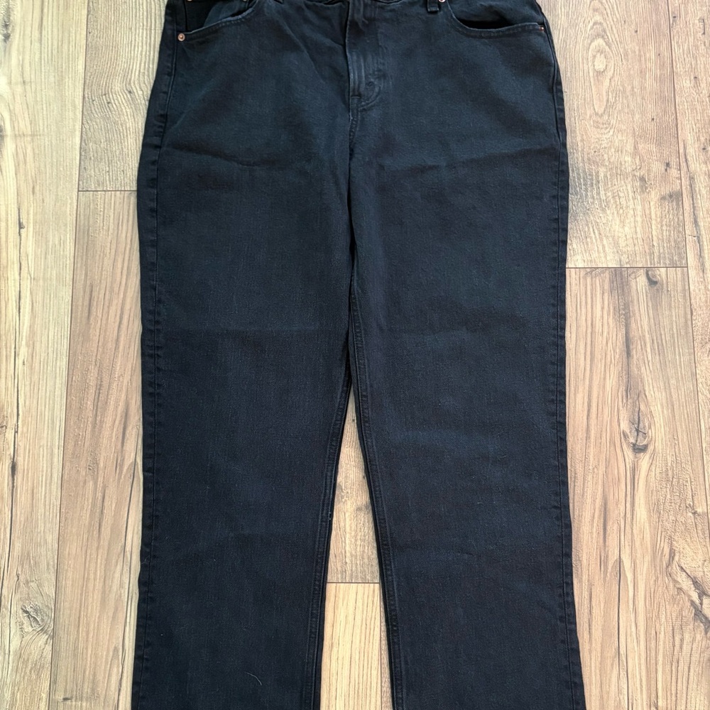 Abercrombie & Fitch 90's Straight Black Jeans